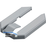 HETTICH Kamat Abdeckkappe, fenstergrau RAL 7040