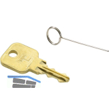 HETTICH Not�ffnungsschl�ssel und Codefindernadel - Fixcode, Stahl vernickelt