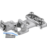 HETTICH Selekta Pro 2000E Seitenteil, Innenanschlag, TA 0mm, TS 19mm ohne Zuhalt