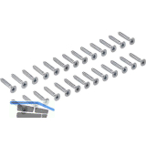 HETTICH SlideLine M Schraubenset f�r Laufprofilbefestigung f�r Boden 25 mm