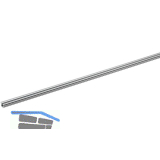 HETTICH SlideLine M Laufprofil 1-L�ufig Einpressmontage 4000 mm, Alu eloxiert