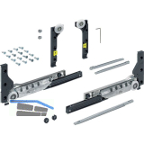 HETTICH SlideLine M Schiebet�rbeschlag ged�mpft f�r eine T�r max. 10 kg