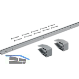 HETTICH SlideLine M Profil vorlaufend 1 Laufschiene H�he 18 mm, L�nge 4000 mm