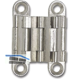 MICRON Sepa-Thin Einlass-Scharnier, 39x9 mm, OW 180�, Messing vernickelt matt