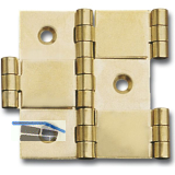 CHARMAG Paravantscharnier, 60x26 mm, Holzst�rke 20 mm, Messing poliert