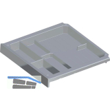 HETTICH SmarTray Materialschale 40 mm Kunststoff Alu-Optik