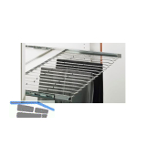 HETTICH Hosenhalter ausziehbar KB 800 mm Stahl silber