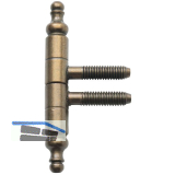 OTLAV Stil Einbohrband, Band-� 9 mm, Zink Messing patiniert