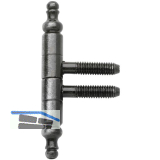 OTLAV Stil Einbohrband, Band-� 11 mm, Zink schwarz geb�rstet