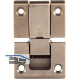 KIMANA SLIM Klappenband, 3-teilig, Zamak vernickelt