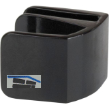 SISO Glast�rgriff Square, Glas 4-6 mm; 32,5x26 mm, Zink schwarz