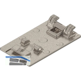 BLUM CRISTALLO Topfplatte f�r Spiegelt�r, Zink vernickelt, Kleben