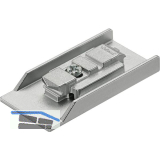 BLUM CLIP CRISTALLO Montageplatte , Zink vernickelt, Kleben, Distanz 0 mm