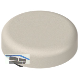 BLUM CLIP top Topfabdeckung - Glast�rscharnier rund, Kunststoff matt vernickelt