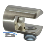 FONSEGRIVE Glastablar-Klemmtr�ger Pescara, Glas 6-10 mm, Zamak Edelstahleffekt