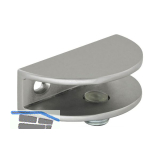 FONSEGRIVE Glastablar-Klemmtr�ger Portici, Glas 4-8 mm, Zamak verchromt matt