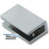 FONSEGRIVE Glastablar-Klemmtr�ger Umag, Glas 8-10 mm, B: 30 mm, verchromt matt