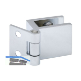 FONSEGRIVE Glast�rscharnier H25/R7, Glas 6-8 mm; 32x25mm, Messing verchromt