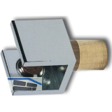 FONSEGRIVE Glastablar-Klemmtr�ger, Porec Glasst�rke 6-8 mm, verchromt poliert