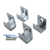 FONSEGRIVE Spiegelhalter, Glasst�rke 4 - 6 mm, Breite 16 mm, verchromt poliert