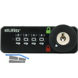 BURG Zahlenschloss sPinLock510 DIN-links ohne Riegel, schwarz