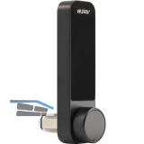 BURG elektronisches Schloss Niro.RFID schwarz