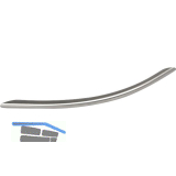 Griff Kreios LA 192 mm, Breite 228 mm, Edelstahl geb�rstet
