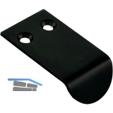 Ladengriff Xica LA 12, Breite 28 mm, Edelstahl schwarz matt