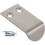 Ladengriff Xica LA 12, Breite 28 mm, Edelstahl geb�rstet