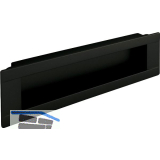 Muschelgriff Cian LA 160 mm, Breite 180 mm, ZN schwarz matt lackiert