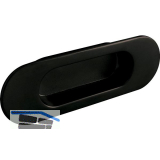 Muschelgriff Zalya Breite 151 mm, Einlassma� 102 x 25 mm, ZN schwarz matt