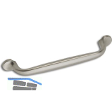 Griff Mentor LA 128 mm, Breite 160 mm, ZN Edelstahl Effekt