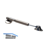 Bremsklappenhalter Kraby, L 244, FH 301-350, Metallguss champ./FE verni.