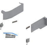 BLUM AVENTOS HK TOP Abdeckkappen-Set f�r SERVO-DRIVE, Kunststoff hellgrau