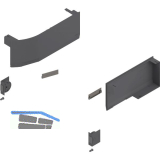 BLUM AVENTOS HK TOP Abdeckkappen-Set f�r SERVO-DRIVE, Kunststoff tiefgrau