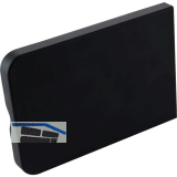 EFFEGI BREVETTI Klappenbeschlag UNICO Abdeckkappen Aufbau schwarz