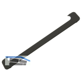 EFFEGI BREVETTI Klappenbeschlag UNICO Abdeckkappen verdeckt eingebaut dunkelgrau