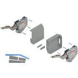 BLUM AVENTOS HK-S Kraftspeicher, LF 220-500, hellgrau