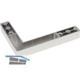 EFFEGI BREVETTI Eckteile zu Glasrahmenprofil ANKOR 30 rechts unten