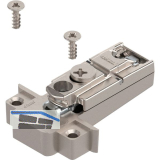 BLUM CLIP Exzenter - Montageplatte zu CLIP top-Zwischensch. Alurahmen schmal