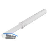 K-Push Tech Druckschnapper mit Puffer, Hub 37mm, wei�