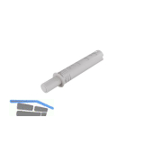 K-Push Tech Druckschnapper mit Puffer, Hub 14 mm, grau