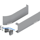 BLUM AVENTOS HF/HS/HL TOP Abdeckkappen-Set f�r SERVO-DRIVE, Kunststoff hellgrau