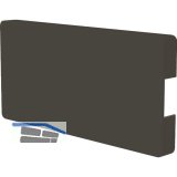 EFFEGI BREVETTI Bremsklappenhalter SlimWinch Abdeckkappe Aufbau, quarzgrau