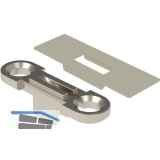 EFFEGI BREVETTI Bremsklappenhalter SlimWinch Zubeh�rset Aufbau, seidengrau