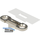 EFFEGI BREVETTI Bremsklappenhalter SlimWinch Zubeh�rset Einbau, signalwei�