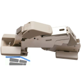 LAMP� Schwerlast Weitwinkelscharnier 160� mit D�mpfung, vernickelt