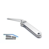 KESSEB�HMER Hochstellst�tze Maxi D, ohne Befestigungsteile, vernickelt