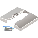 LAMP� J95 Montageplatte Abdeckung, nickelfarbig