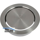 LAMP� Einwurfklappe ged�mpft rund 136 mm Edelstahl